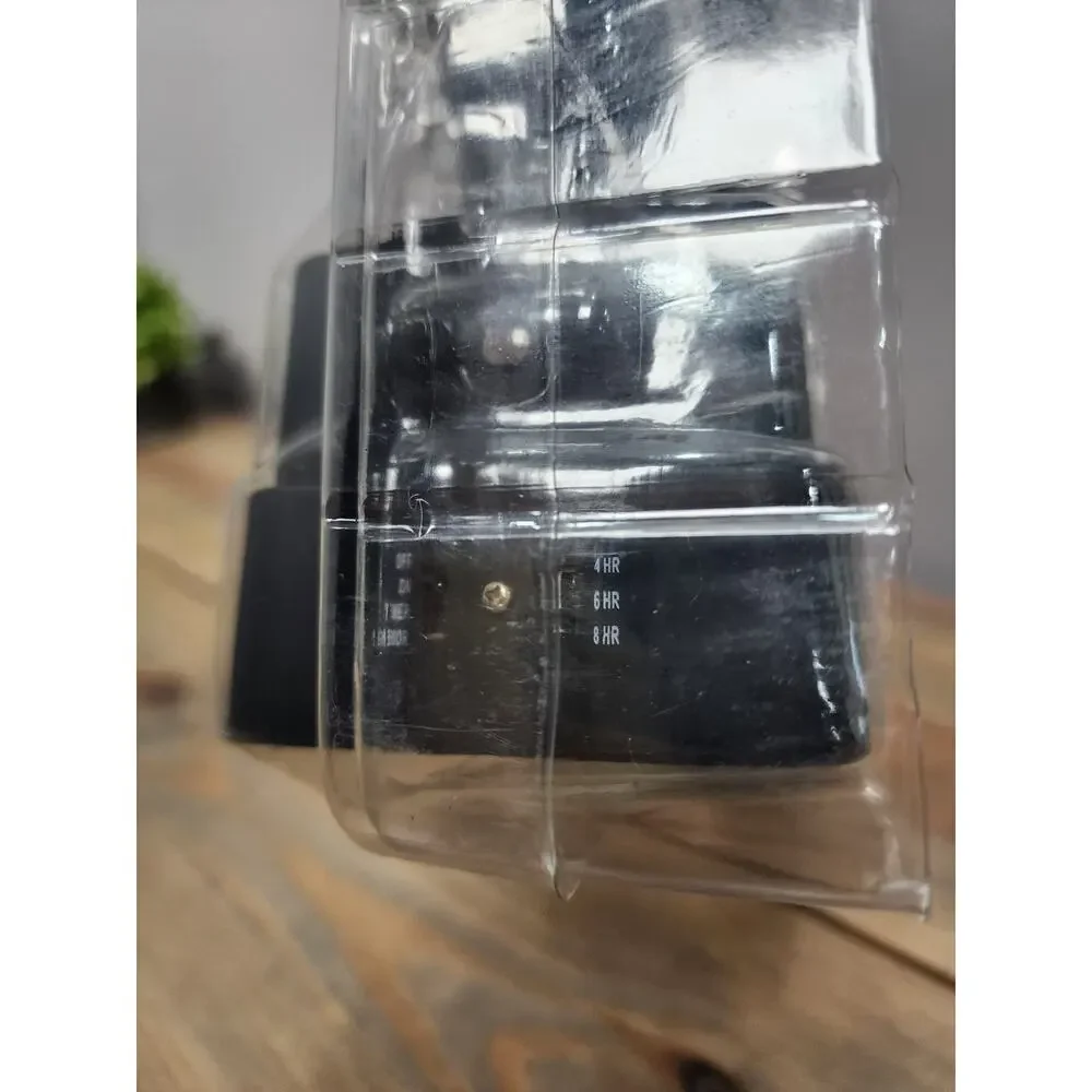 Bethlehem Lights Set Of 4 Premium Cordless Window Candles White & Black NWOB